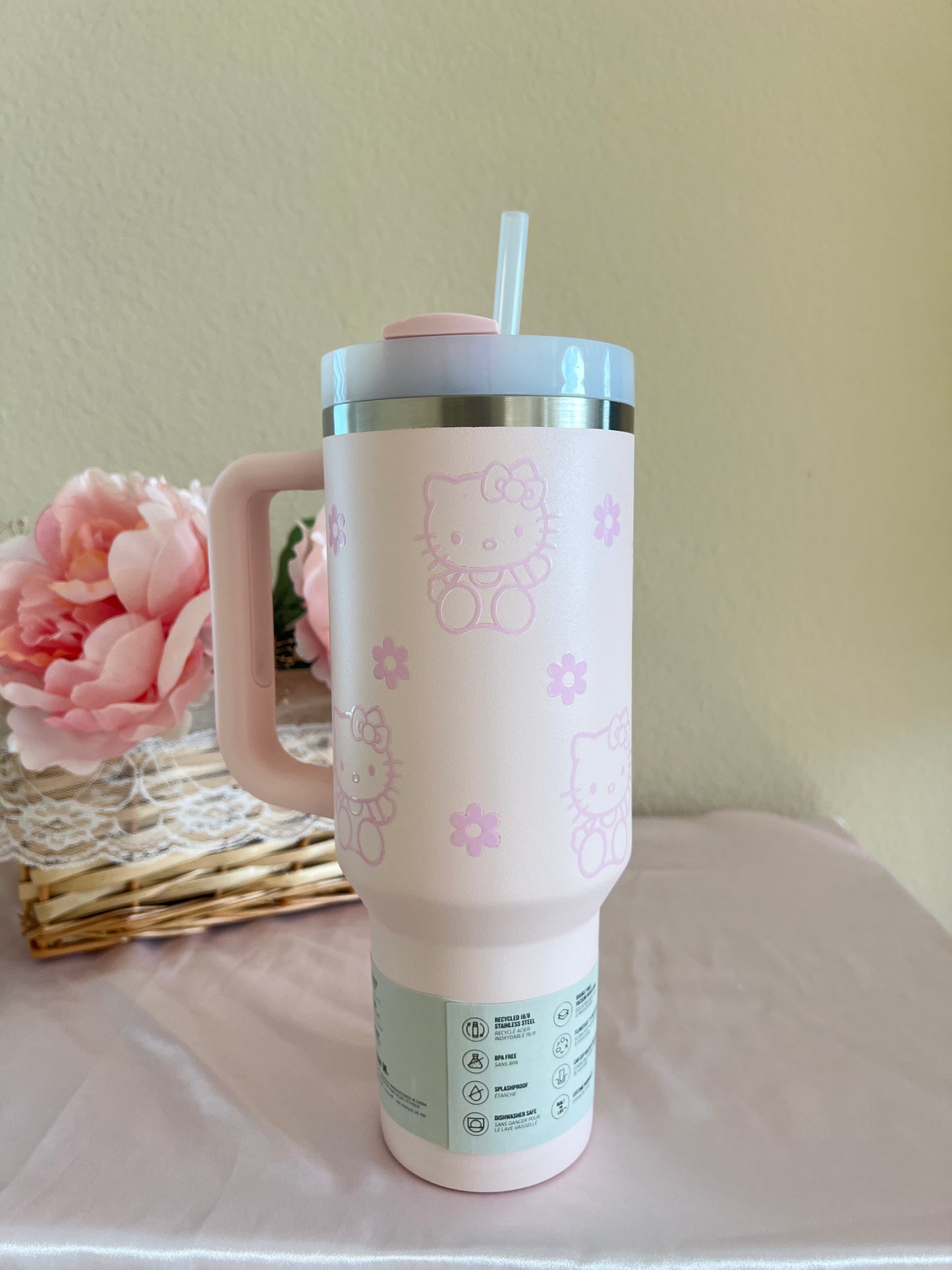 pink 40 oz flower hk design