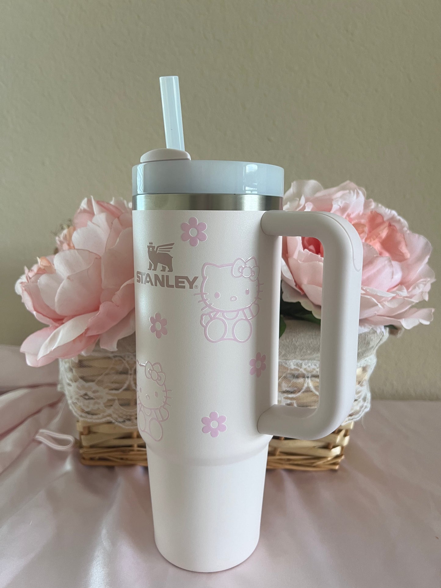 stanley 30 oz hk flower pink